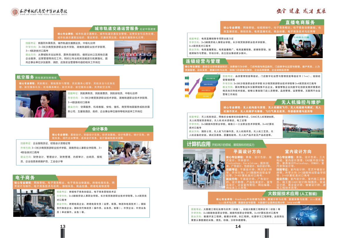 长沙现代商贸中等职业学校2024年招生简章