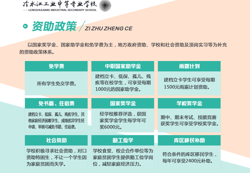 公办中职冷水江工业中等专业学校招生简章